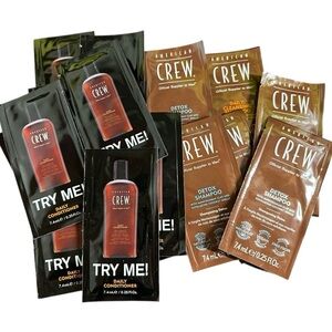 Sample Packs of American Crew Daily Conditioner/ Shampoo